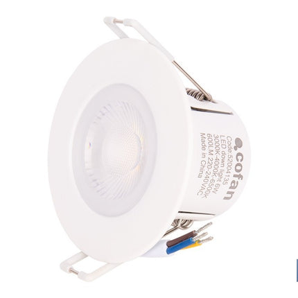 Downlight LED estanco 6 W 600 lúmenes | Con 3 CCT, ahorro de energía y larga duración | IP65 resistente al agua y polvo