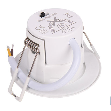Downlight LED estanco 6 W 600 lúmenes | Con 3 CCT, ahorro de energía y larga duración | IP65 resistente al agua y polvo
