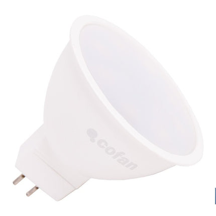 Lámpara LED COB GU-5.3 5W | 4000 K Luz Neutra | 420 lúmenes | Ángulo de 110° | 12V DC | Ahorro Energético del 90% | +50.000 Encendidos | 20.000h de Vida