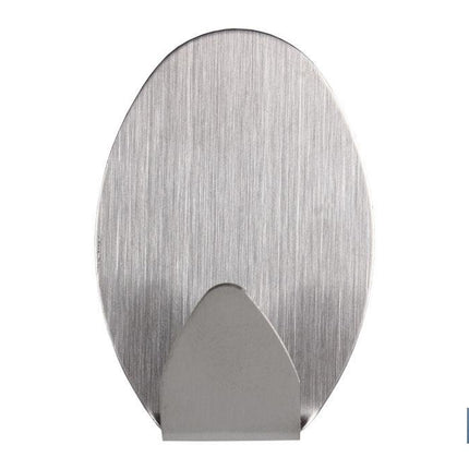 Colgador Auto-Adhesivo Oval Inox Grande