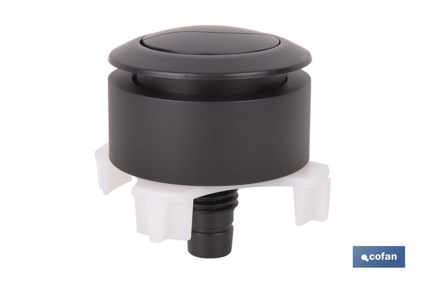 Pulsador de doble descarga para inodoro | Sistema Dual Flush y ahorro de agua | Compatible con descargador modelo Eume