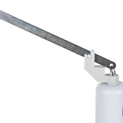 Descargador para Cisterna de Tanque Alto con Soporte y Palanca | Fabricado en Polipropileno | Fácil de Instalar