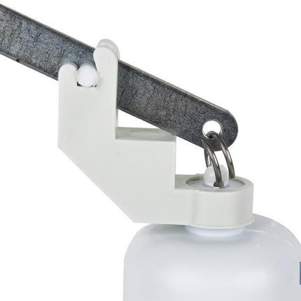 Descargador para Cisterna de Tanque Alto con Soporte y Palanca | Fabricado en Polipropileno | Fácil de Instalar