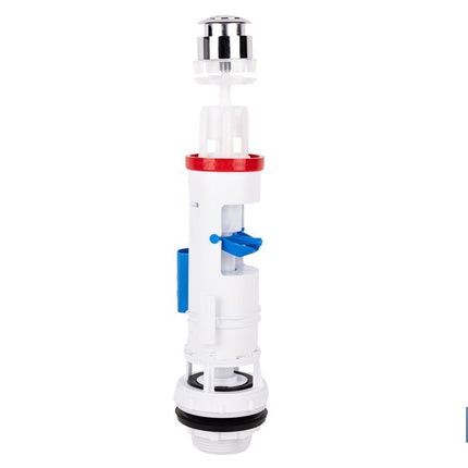 Descargador para WC con doble pulsador modelo Tambre | Mecanismo universal con descarga de 3 y 6 litros | Sistema antical y base roscada