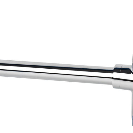 Sifón de Botella | Extensible | Cromado Cilíndrico | Salida horizontal de 330 mm de longitud y Ø32 mm