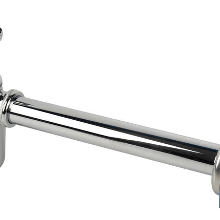Sifón de botella Cromado | Extensible | Con Salida Horizontal de 330 mm y Ø32 mm | Rosca 1 1/4