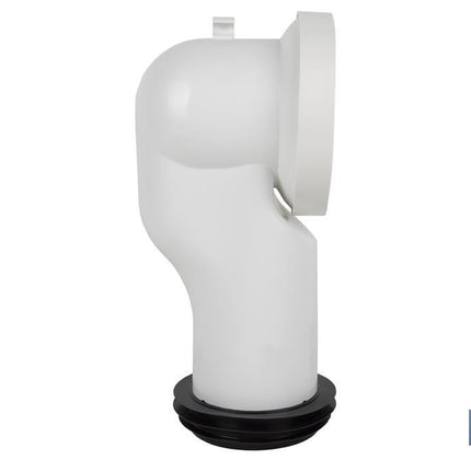 Manguito de Conexión | Manguito Acodado 90° para Inodoro | Incluye Goma Labiada Ø110 mm | Fabricado en Polipropileno