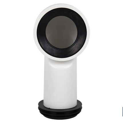 Manguito de Conexión | Manguito Acodado 90° para Inodoro | Incluye Goma Labiada Ø110 mm | Fabricado en Polipropileno