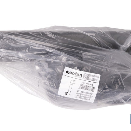 Manguito horizontal ajustable para inodoro | Salida horizontal de Ø90-110 mm y entrada de Ø90 mm | Manguito extensible 170-490 mm