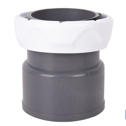 Enlace mixto 1 1/2 x 40 mm | Conector rosca a tubo liso con tuerca | Conector para sifón y tuberías de Ø40 mm