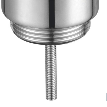 Válvula Click-Clack | Fabricada en Latón Cromado | Rosca 1 1/4 | Incluye Tapón Grande de Ø63 mm