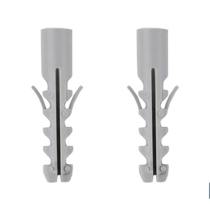 Conjunto de Tornillos Verticales | Fijación para el Inodoro | M5 x 75 | Compuesto de Dos Tornillos, Tapones y Tacos