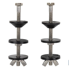 Conjunto de Tornillos | Fijación de Taza o Cisterna | M6 x 90 | Compuesto de 2 tornillos, Arandelas, Juntas y Palomillas