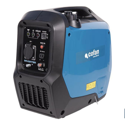 Generador inverter de gasolina de 79,7 cc | Motor de 4 tiempos OHV | Generador inverter portátil | Máxima potencia: 2 kVA