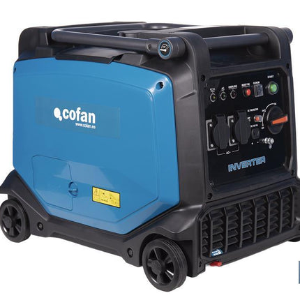 Generador inverter de gasolina de 223 cc | Motor de 4 tiempos | Generador inverter portátil | Máxima potencia: 3,8 kVA