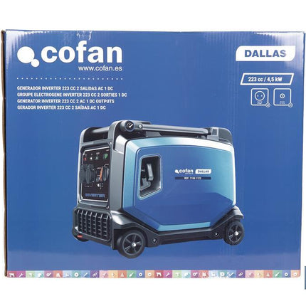 Generador inverter de gasolina de 223 cc | Motor de 4 tiempos | Generador inverter portátil | Máxima potencia: 3,8 kVA