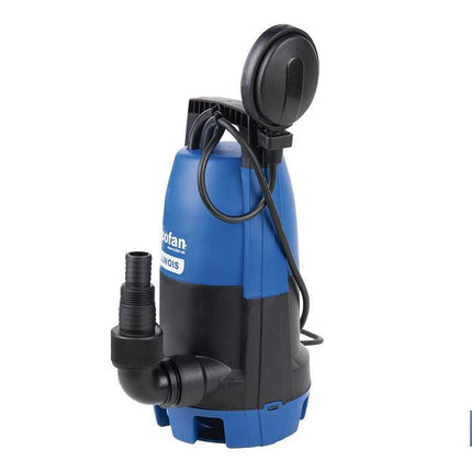 Electrobomba sumergible para aguas sucias y limpias | Potencia: 900 W | Caudal máximo: 18000 l/h | 7 m de inmersión | Interruptor de flotador