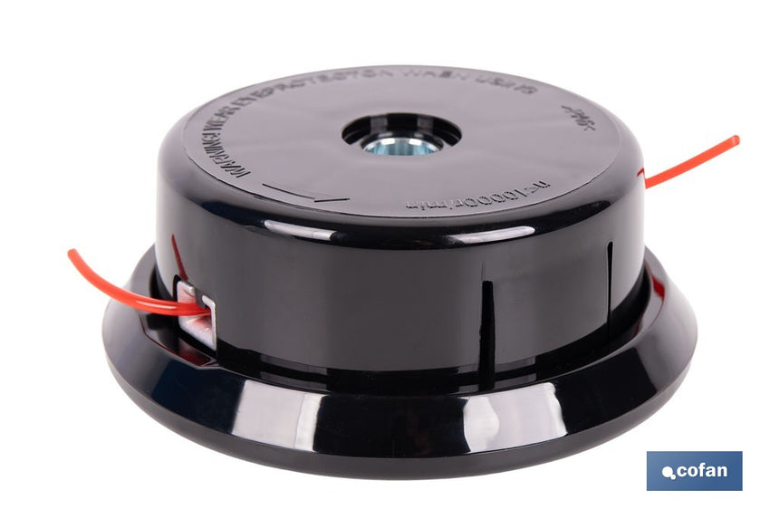 Cabezal de 2 hilos semiautomático universal para desbrozadora| Incluye rosca hembra y adaptadores