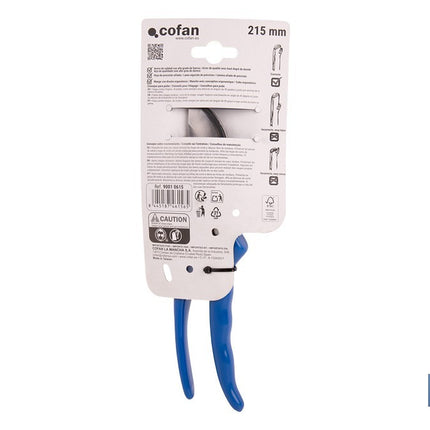 Tijeras de poda y recolección bypass | Cuchillas de acero SK5 | Mango ergonómico en PVC | Corte limpio y preciso | Uso profesional y doméstico