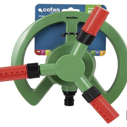 Aspersor rotacional de 3 brazos