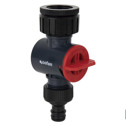 Conector con filtro de agua ajustable