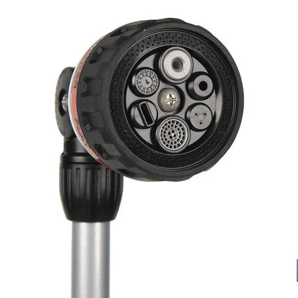 Lanza de riego multifunción de 76 cm de longitud y 6 posiciones riego | Control de caudal cómodo con el pulgar