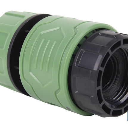 Racor reparador de mangueras de jardín | Conector de ABS | Resistente a UV | Conexión rápida y sencilla | Enlace reparador de 1 Ø25 mm