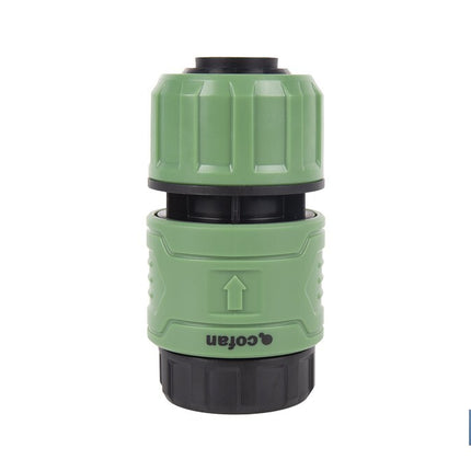 Racor reparador de mangueras de jardín | Conector de ABS | Resistente a UV | Conexión rápida y sencilla | Enlace reparador de 1 Ø25 mm