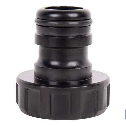 Adaptador de polipropileno con rosca hembra antifugas | Ligero y resistente | Adecuado para riego y mangueras | Salida de 1