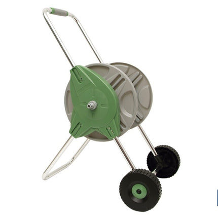 Enrollador de Manguera con Ruedas | Carro de manguera portátil | Fácil y cómodo de transportar