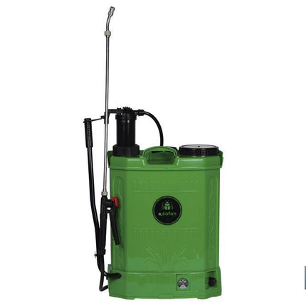 Pulverizador de espalda | Capacidad 16 litros | Eléctrico con doble uso Batería/Manual