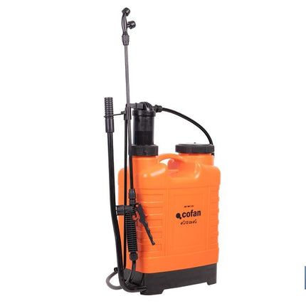 Pulverizador Espalda Manual | Capacidad 12 litros | Color Naranja/Negro
