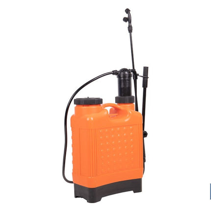 Pulverizador Espalda Manual | Capacidad 12 litros | Color Naranja/Negro