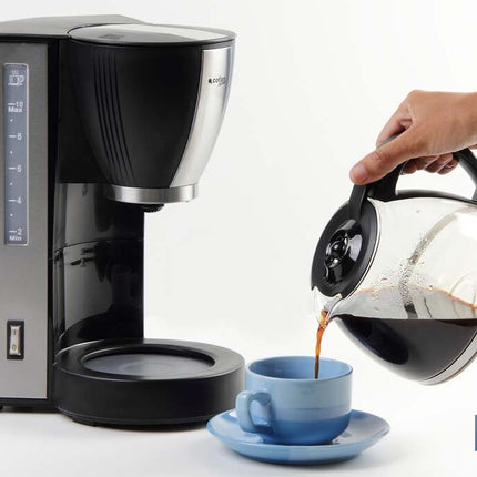 Cafetera Eléctrica por Goteo | Modelo Margot | Potencia 870W | Capacidad 10 Tazas | Capacidad 1,25 L | Diseño Fino y Elegante
