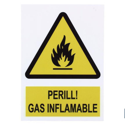 Perill gas inflamable