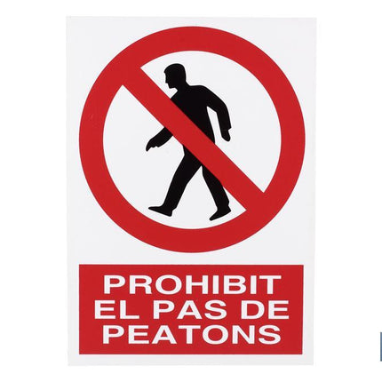 Prohibit pas a peatons