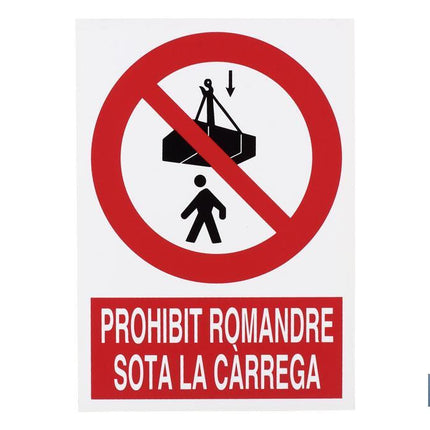 Prohibit romandre sota la carrega
