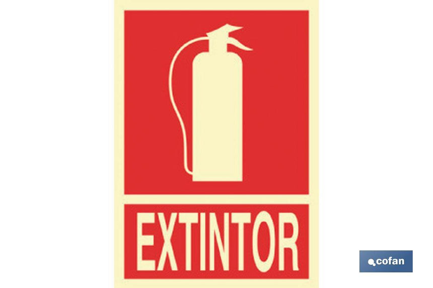 Señal Extintor en catalán