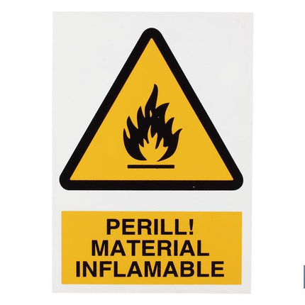 Perill material inflamable