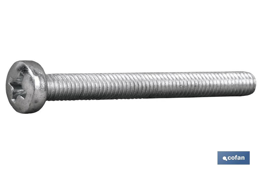 Tornillo DIN 7985 | INOX A-4 | Rosca total | Métricas de 3 a 6