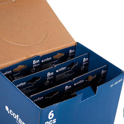 Expositor para flexómetros magnéticos de Cofan · Foto del fabricante