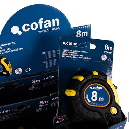 Expositor para flexómetros magnéticos de Cofan · Foto del fabricante