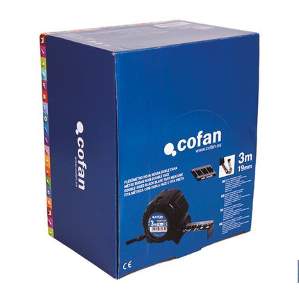 Expositor para flexómetros estándar con botón de bloqueo de Cofan