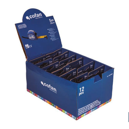 Expositor para flexómetros estándar con botón de bloqueo de Cofan · Foto del fabricante