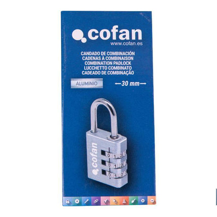 Candado de combinación con 3 dígitos | Seguridad para uso diario