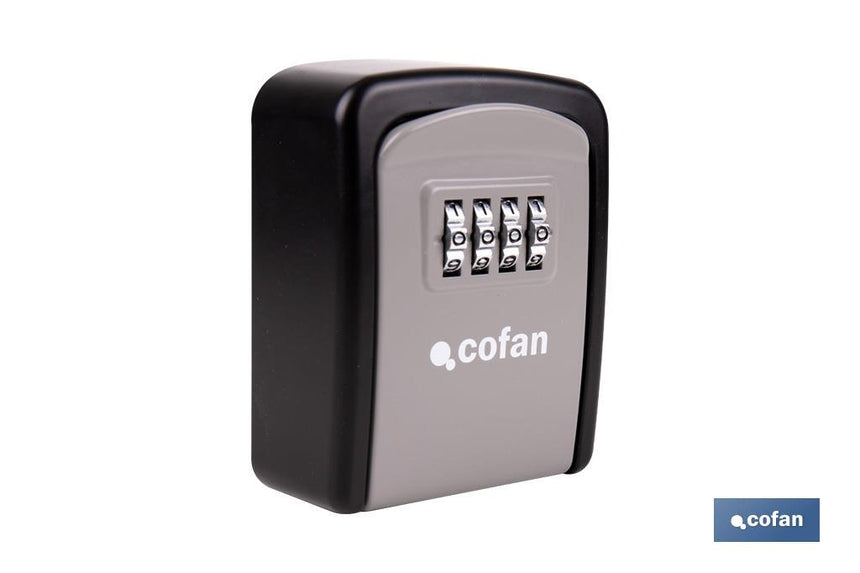 Caja de seguridad para llaves | Combinación de 4 dígitos modificable