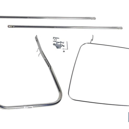 Pedal con aro sujeta bolsa de basura | Para contenedor de 120 litros | Fabricado en metal | Resistente y duradero