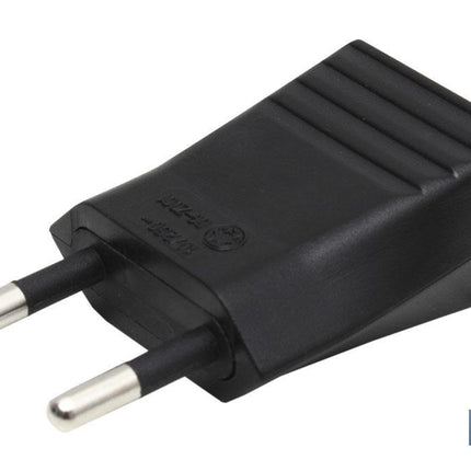 Clavija Bipolar de espiga | 10A - 250V | Color Negro