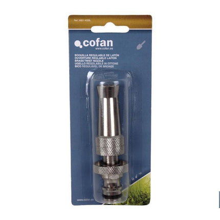 Boquilla Regulable de Latón | Boquilla para Mangueras de Jardín | Para varios tipos de riego