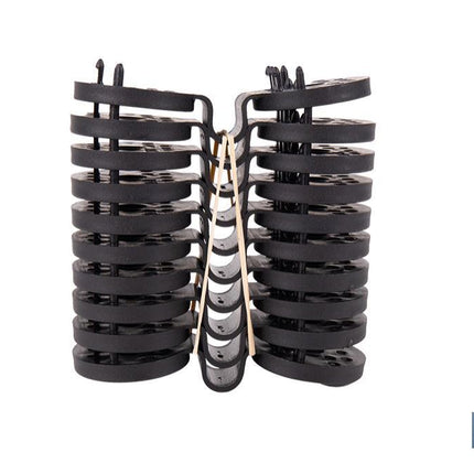 Pinzas para la fijación de malla de sombreo | Set de 10 unidades | Color: negro